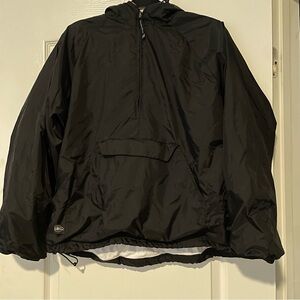 Charles River Apparel Black Windbreaker Jacket